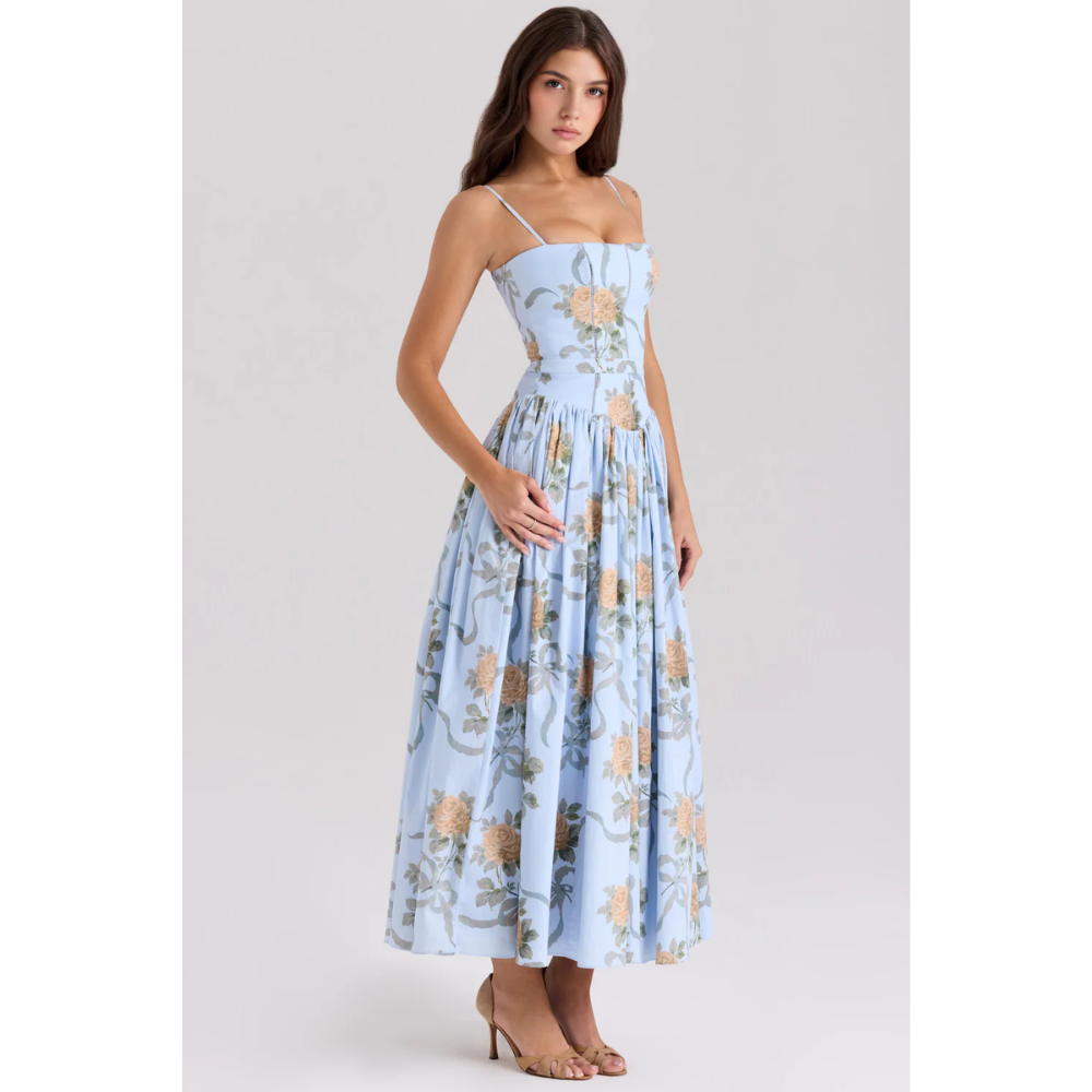 FLORAL MAXI DRESS