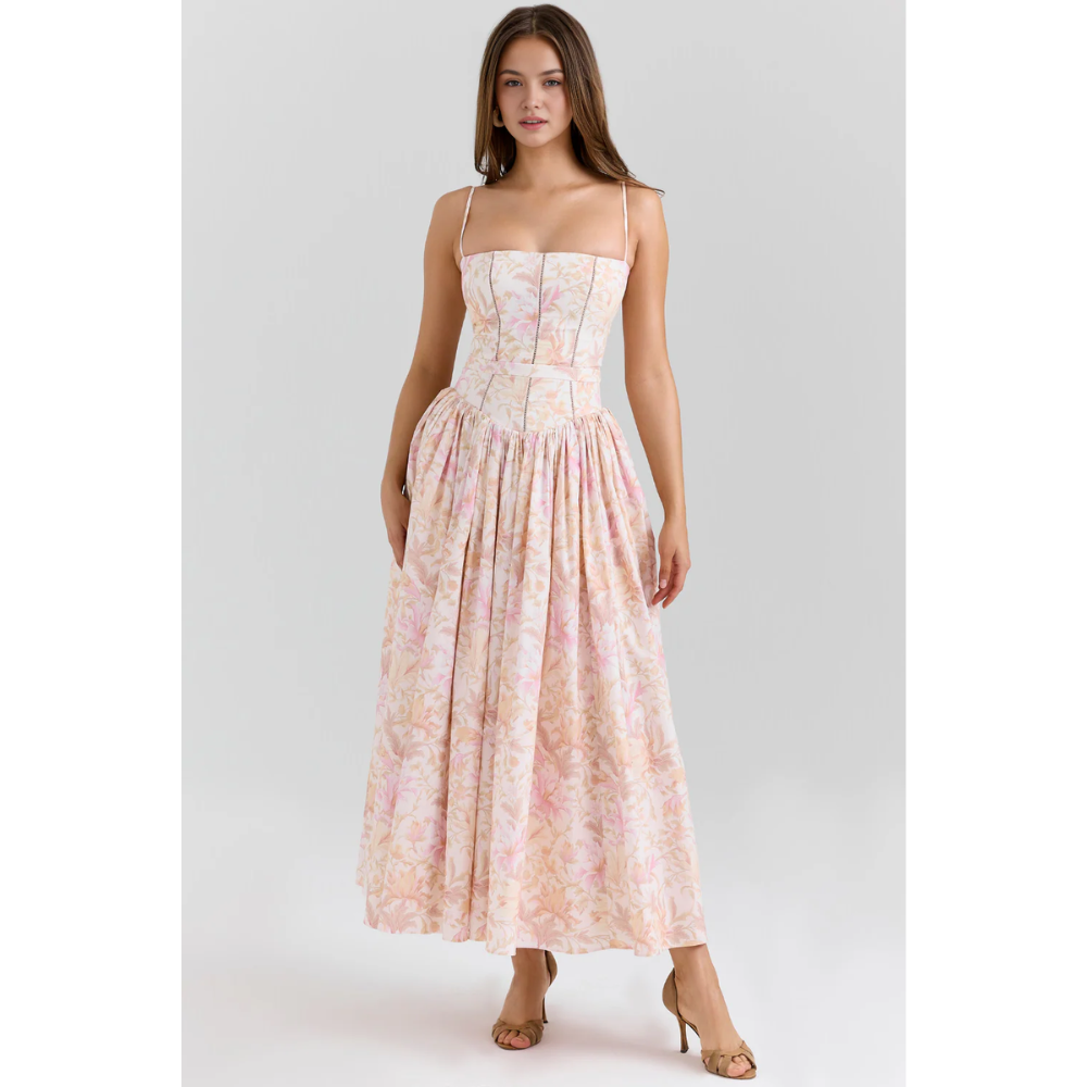 FLORAL MAXI DRESS