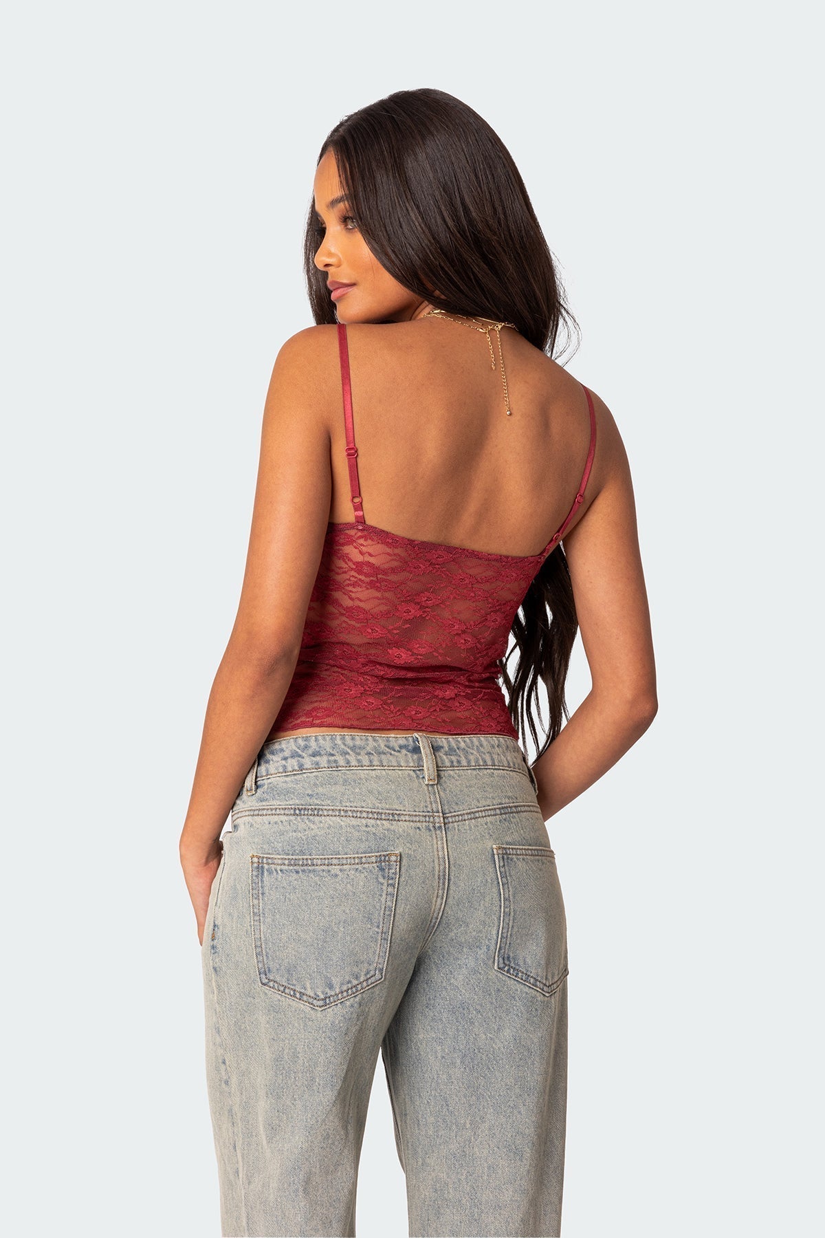 AZALEA SHEER LACE TOP