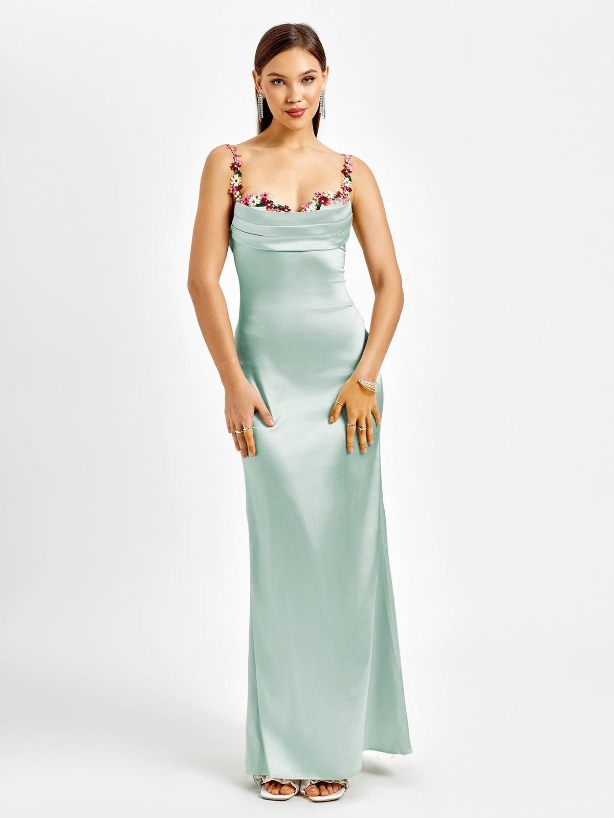 MARIA SATIN GOWN