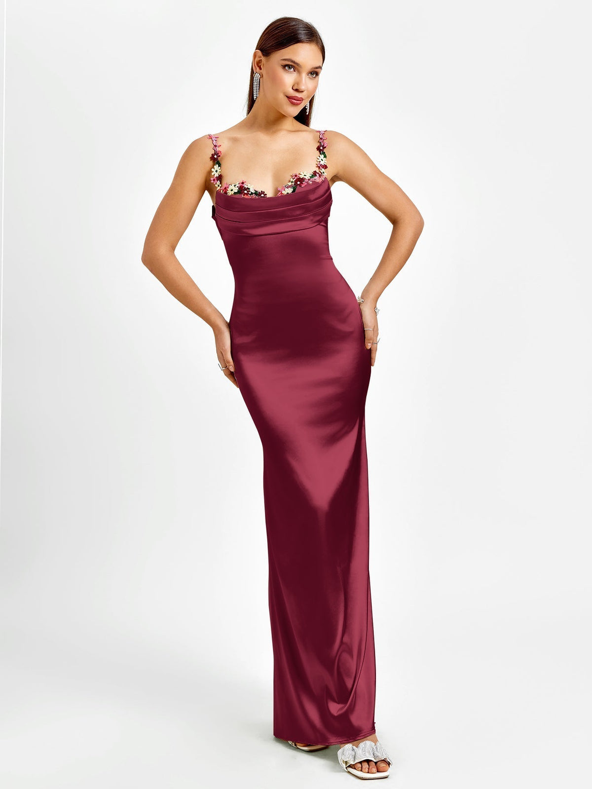 MARIA SATIN GOWN