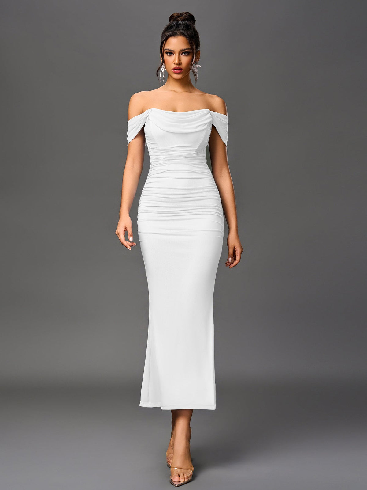SOPHIA OFF-SHOULDER MAXI DRESS