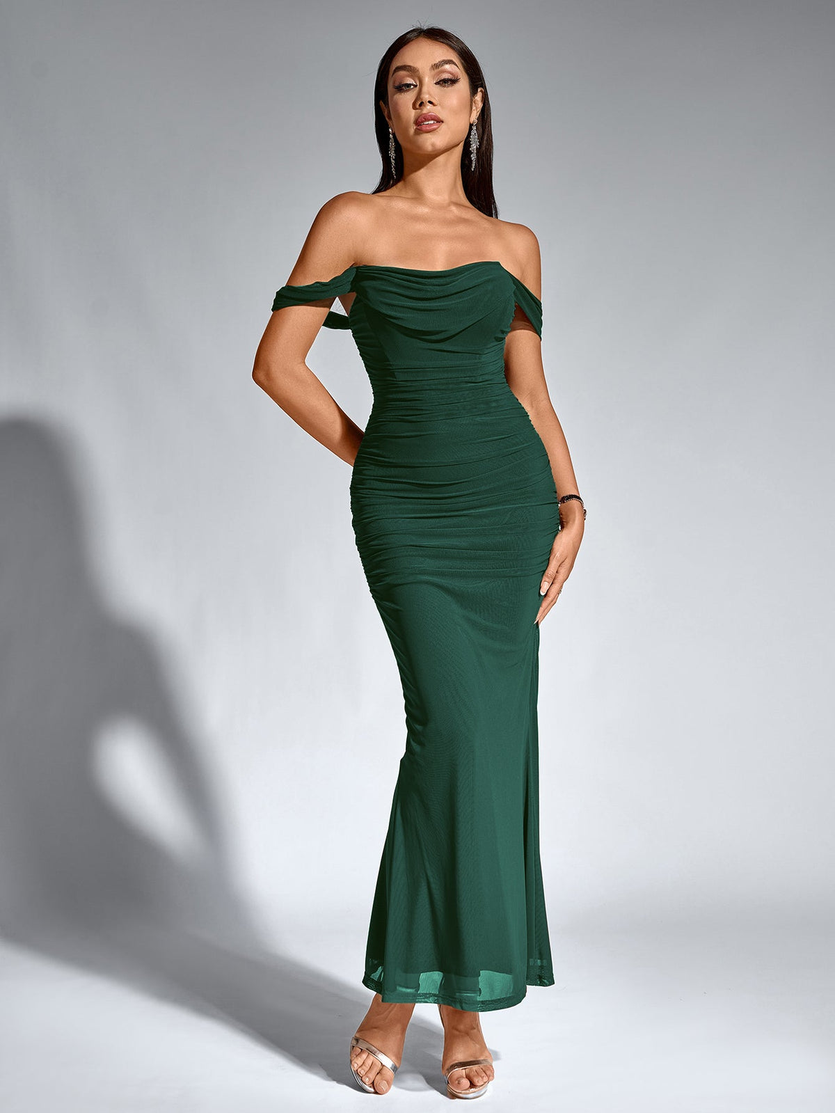 SOPHIA OFF-SHOULDER MAXI DRESS
