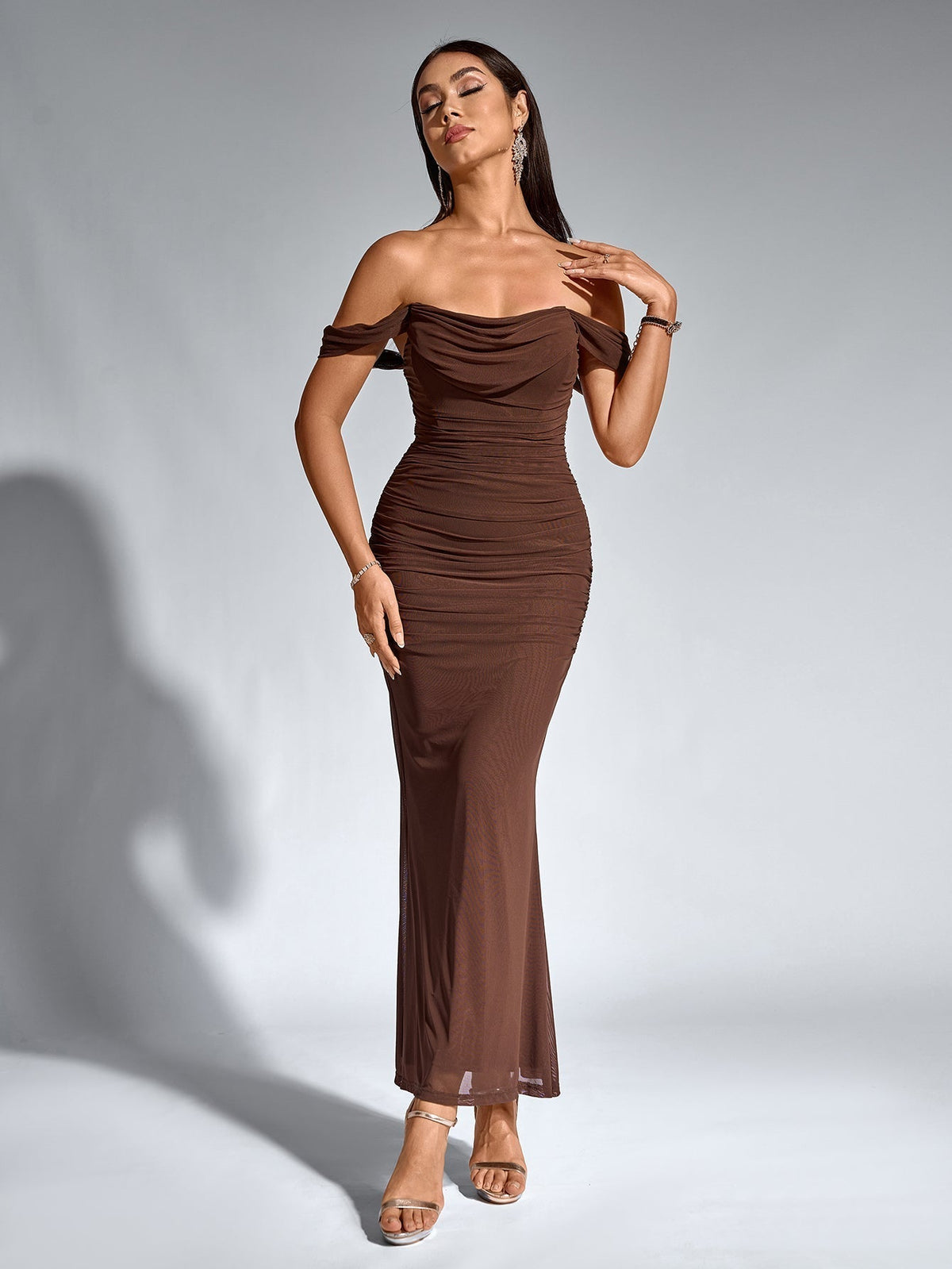 SOPHIA OFF-SHOULDER MAXI DRESS