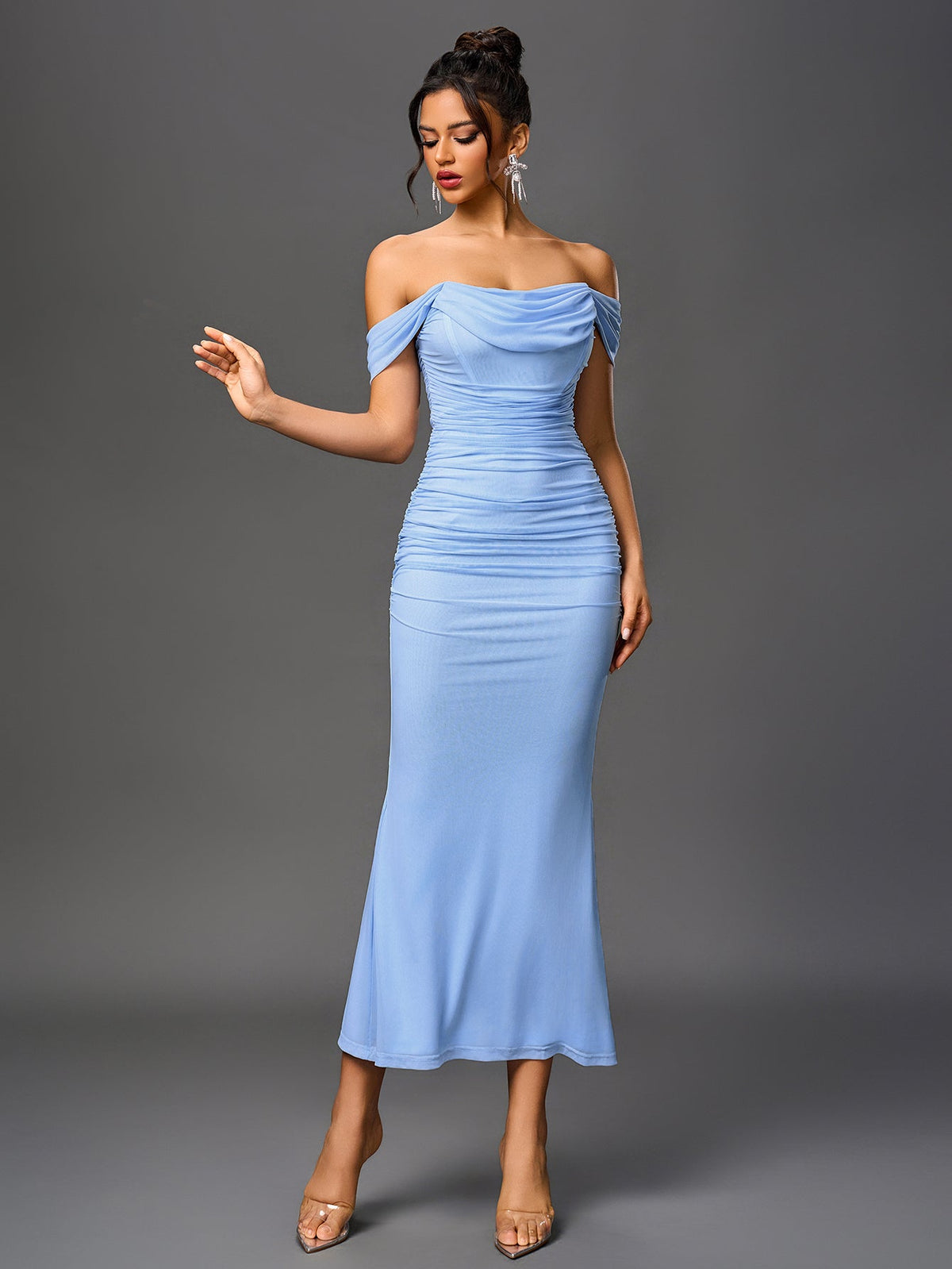 SOPHIA OFF-SHOULDER MAXI DRESS
