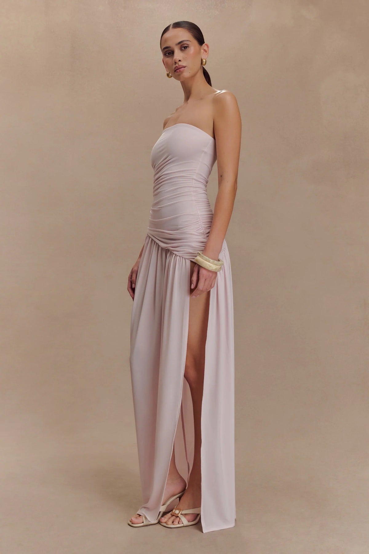 MAROON MAXI DRESS