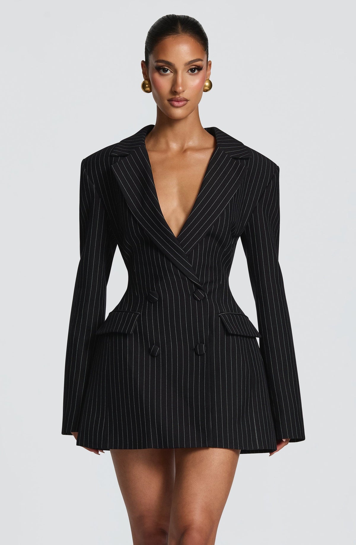 Black Pinstripe